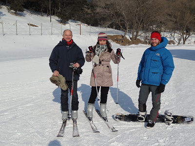 Skifahren am 31.12.2012 in Shenyang Guai Po